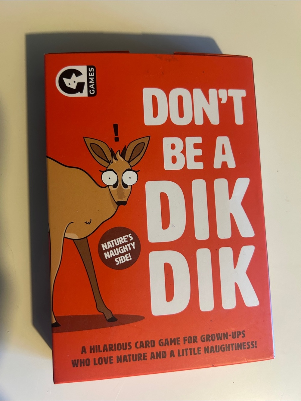 Don't Be A Dik Dik Card Game - Red